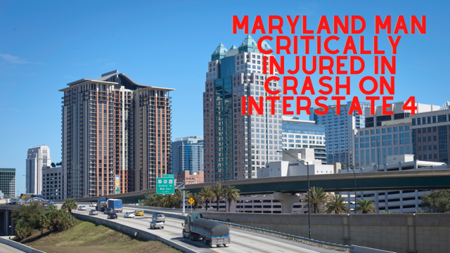 Maryland Man Critically Injured in Crash on Interstate 4