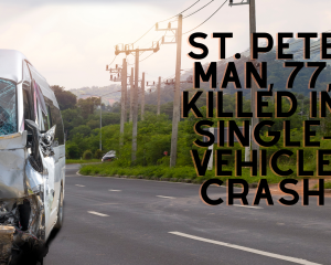 St. Pete Man, 77, Killed in Single-Vehicle Crash