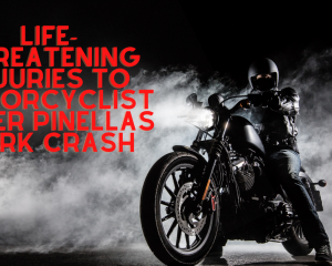 Life-threatening injuries to motorcyclist after Pinellas Park crash